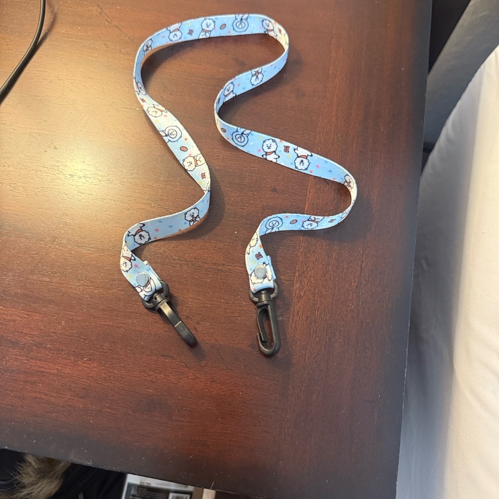 Blue Cartoon Character Lanyard